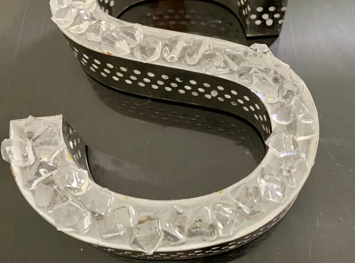 3D Crystal LED Sign Board Designed by Oman Signages