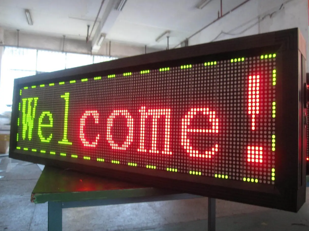 Open Dot LED Sign Boards by Oman Signages