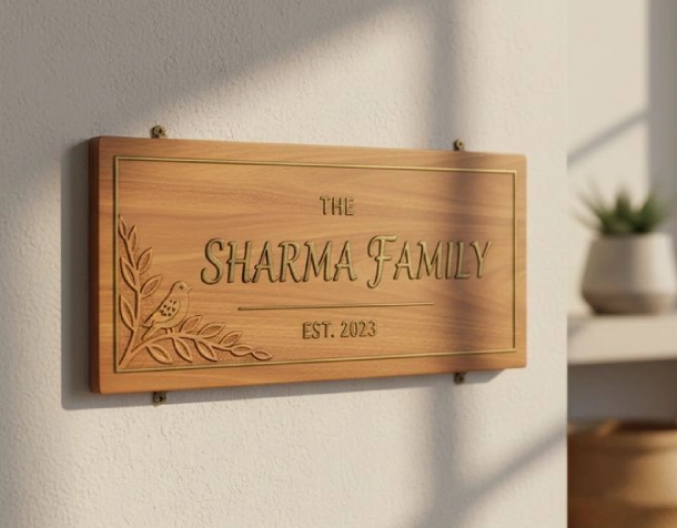 House Signage Board Design