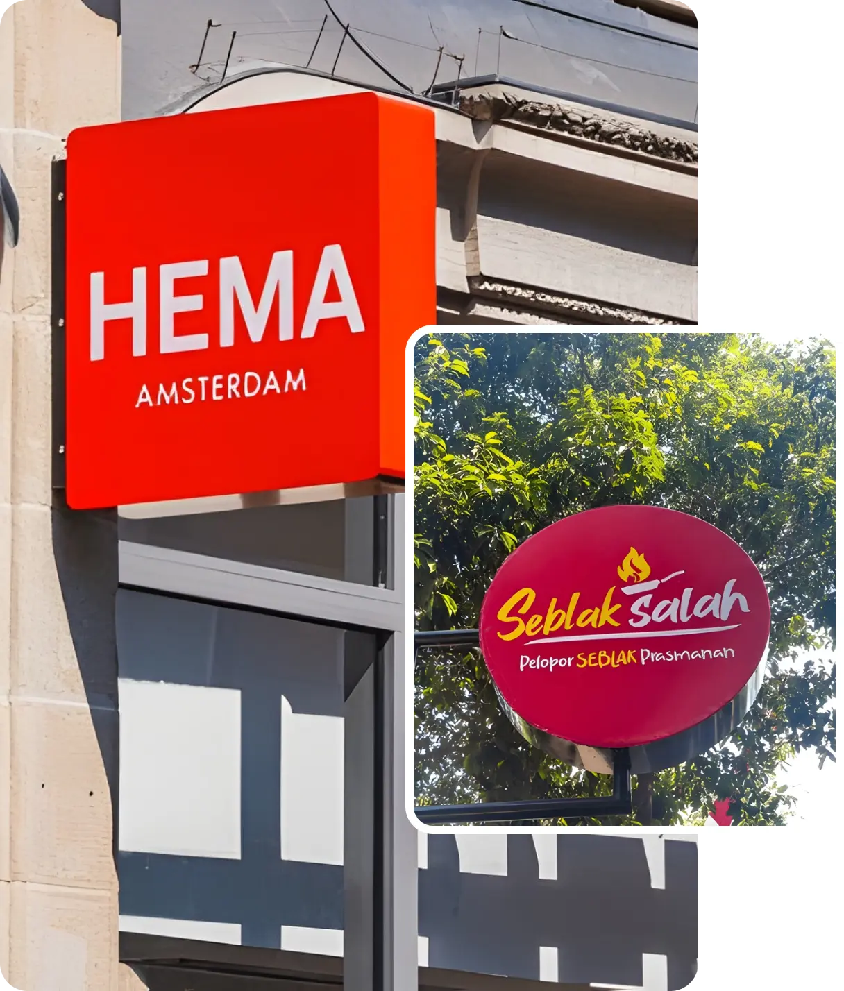 Shop Board designed by Oman Signages
