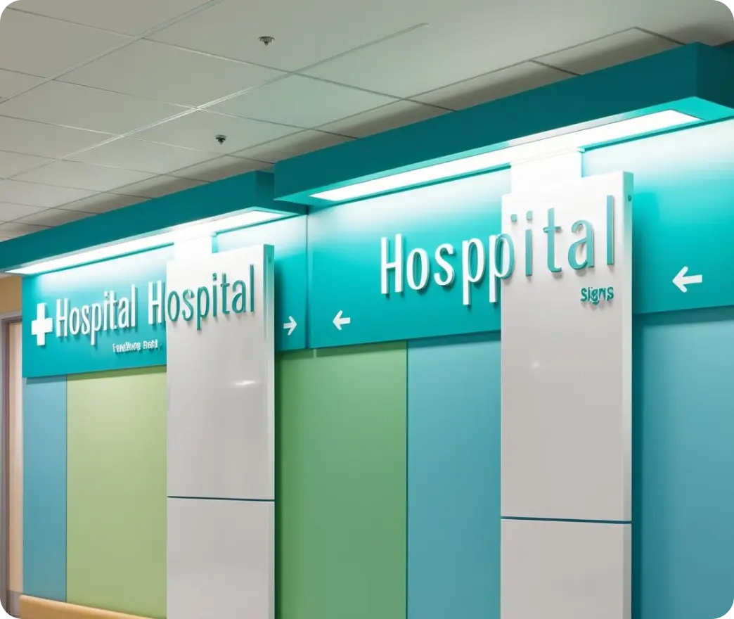 Premium Hospital Sign Boards - Oman Signages