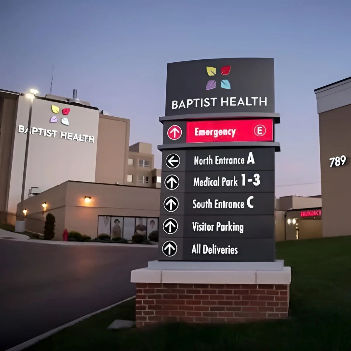 Hospital Name Board