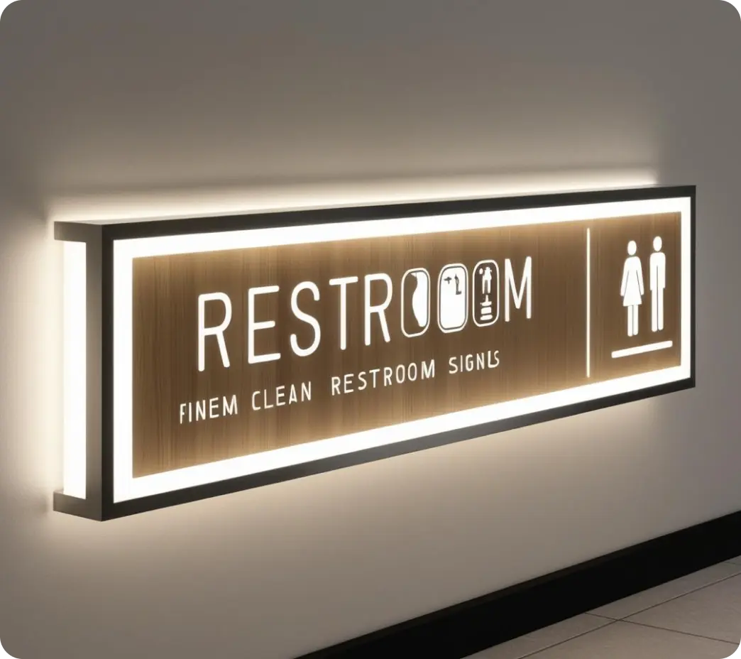 Toilet/Restroom Signage In Muscat