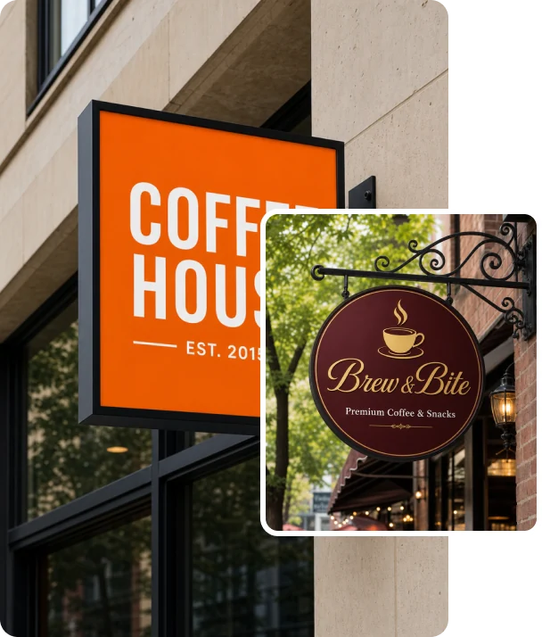 Shop Signage Board designed by Oman Signages